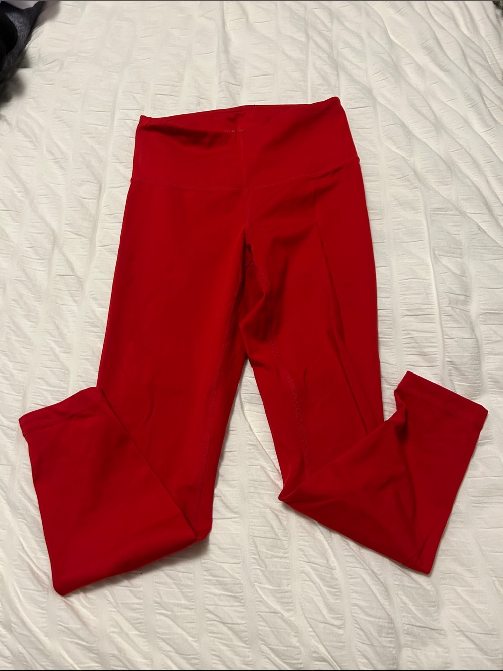 Yogalicious Bright Red High-Waist Leggings